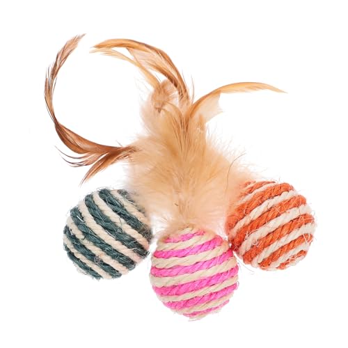 BESPORTBLE 3 Stück für Haustiere interaktives für Katzen katzenmöbel Katzen plüschtier katzenspielzeuge cat Toys katzenspielzeug für Katzen drinnen Ball neckisch Beige BESPORTBLE 3 Stück für Haustiere interaktives für Katzen katzenmöbel Katzen plüschtier katzenspielzeuge cat Toys katzenspielzeug für Katzen drinnen Ball neckisch Beige von BESPORTBLE