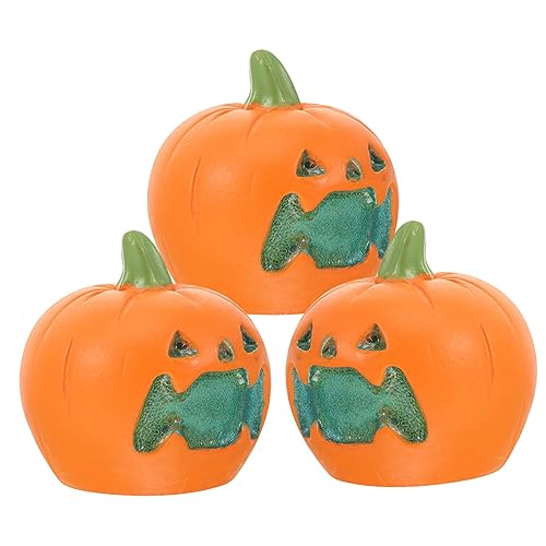 BESPORTBLE 3 Teiliges Aquarium Dekorations Aufkleber Set Halloween Aquarium Ornamente Kürbis Dekoration Matschig – Aufblasbares Katzen Halloween Kostüm Plüsch Neon Leinen Kunstharz von BESPORTBLE
