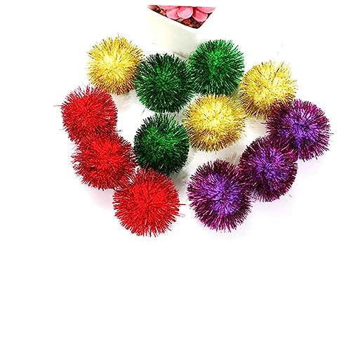 BESPORTBLE Spielzeugbälle 30 Stück Mini-Lametta-pom-bälle Glitzernd Interaktives Spielzeug für Katzen BESPORTBLE Spielzeugbälle 30 Stück Mini-Lametta-pom-bälle Glitzernd Interaktives Spielzeug für Katzen von BESPORTBLE
