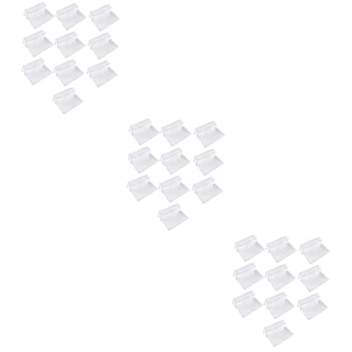 BESPORTBLE 30stücke Acryl Aquarium Abdeckrahmen Transparent Halterung Für Aquarien Für Fischzucht Und Haltung Sichere Unterstützung Für Glastanks Und Terrarien von BESPORTBLE