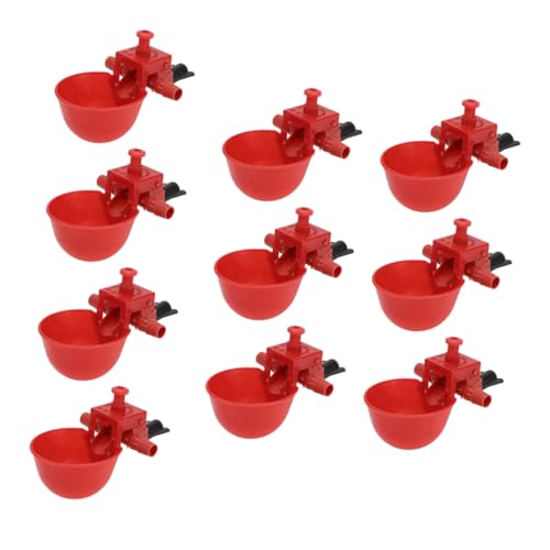 BESPORTBLE 30 Stück Automatische Trinkschale geflügel tränke wasserbecken Hühner-Trinkbecher Wasserspender für Hühner Wasserspender aus Kunststoff Tränkebecken für Geflügel Plastik rot BESPORTBLE 30 Stück Automatische Trinkschale geflügel tränke wasserbecken Hühner-Trinkbecher Wasserspender für Hühner Wasserspender aus Kunststoff Tränkebecken für Geflügel Plastik rot von BESPORTBLE