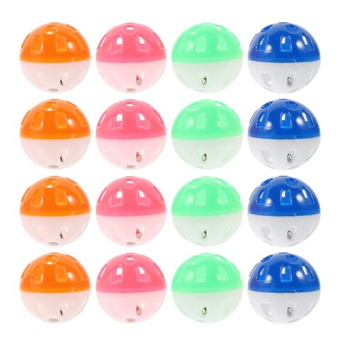 BESPORTBLE 36st Katzenspielzeug Katze Wohnungskatzen Katzentunnel Für Wohnungskatzen Für Katzenbälle Katze Interaktiv Spielzeugkatzen Katzenkugel Glocke Colorful Plastik von BESPORTBLE