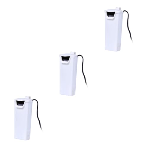 BESPORTBLE 3St Aquarieninnenfilter sauerstoffpumpe aquaristik zubehör Water Pump Biofilter Wandfilter Sieb Aquarium Wasserfall Filter mit niedrigem Wasserstand klein Niedergang Luftpumpe von BESPORTBLE