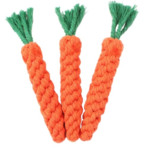 BESPORTBLE 3St Beiß für Hunde Dog chew Toy hundekauspielzeuge lustiges Hundespielzeug Welpenspielzeug aus Baumwollseil Welpenspielzeug zum Stressabbau Bissfestes Welpenspielzeug von BESPORTBLE