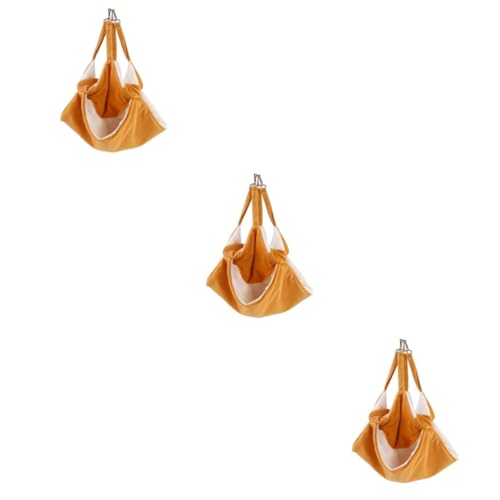 BESPORTBLE 3stücke Kleine Tierkäfig-hängematte Aus Atmungsaktivem Material Gemütliches Schlafnest Für Hamster Und Andere Kleintiere Einfach Zu Befestigen Orange Für Winter BESPORTBLE 3stücke Kleine Tierkäfig-hängematte Aus Atmungsaktivem Material Gemütliches Schlafnest Für Hamster Und Andere Kleintiere Einfach Zu Befestigen Orange Für Winter von BESPORTBLE