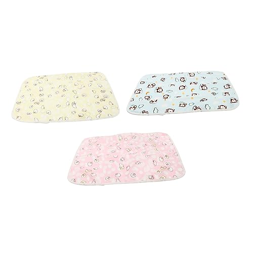 BESPORTBLE 3St Hamster-PIPI-Pad trockene Tücher Pee-Matte für Haustierkäfig nager zubehör Nagetier Zubehör Käfigauskleidung für Rennmäuse Rennmaus Pee Pad Polyester Faser Plus TPU wasserdicht von BESPORTBLE