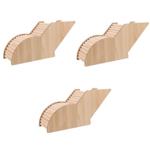BESPORTBLE 3stücke Hamster Versteck Tunnel Spielzeug Aus Holz Stabil Und Langlebig Für Zwerghamster Und Kleintiere Einfach Zu Reinigen Montieren Fördert Bewegung Und Fähigkeiten von BESPORTBLE