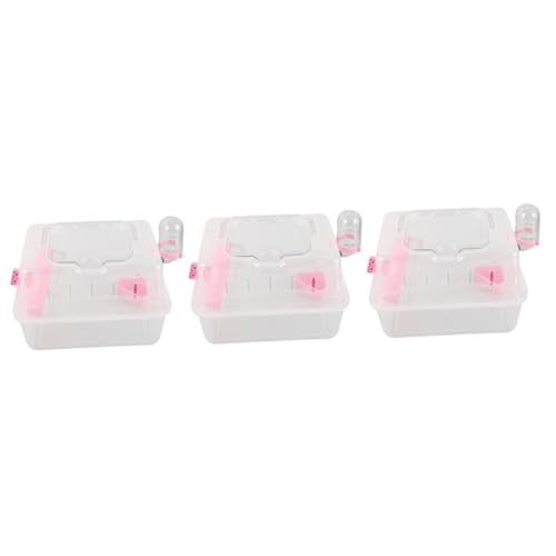 BESPORTBLE 3St Hamsterkäfig Hamster Käfig hamsterzubehör Frettchen Hamster-Hegege Hamster Beobachtung Kaninchen-Reisekäfig Meerschweinchen Träger Hamsterträger Hamster-Reisekäfig Plastik BESPORTBLE 3St Hamsterkäfig Hamster Käfig hamsterzubehör Frettchen Hamster-Hegege Hamster Beobachtung Kaninchen-Reisekäfig Meerschweinchen Träger Hamsterträger Hamster-Reisekäfig Plastik von BESPORTBLE