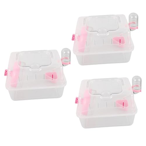 BESPORTBLE 3 Stücke Multi-funktionale Hamster Reise Fall Kunststoff Käfig Haustier Träger für Meerschweinchen BESPORTBLE 3 Stücke Multi-funktionale Hamster Reise Fall Kunststoff Käfig Haustier Träger für Meerschweinchen von BESPORTBLE