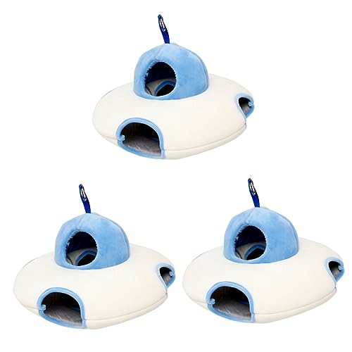 BESPORTBLE 3 Stücke Warme Nest Bett Für Hamster Meerschweinchen Rennmäuse Kompakte Leichte Haustier Käfig Hängematte von BESPORTBLE