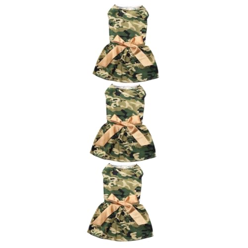BESPORTBLE 3St Haustier Hund Rock Welpenrock Haustier Hund Kleid Hundekleid Rock Haustiermode Sommer Welpe Dog Costume hundekostüme für Hunde Haustier-Hundekleidung Sommerkleid für Hunde von BESPORTBLE