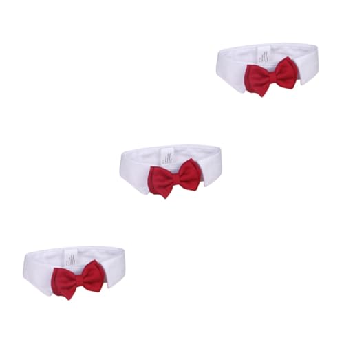 BESPORTBLE 3St Haustier-Katzenhalsband weihnachtstierbedarf verstellbare Halsschleifen für Hunde kleines Welpenhalsband Hundehalsband Weihnachten Haustierhalsband Katzenschleifenhalsband Weiß BESPORTBLE 3St Haustier-Katzenhalsband weihnachtstierbedarf verstellbare Halsschleifen für Hunde kleines Welpenhalsband Hundehalsband Weihnachten Haustierhalsband Katzenschleifenhalsband Weiß von BESPORTBLE