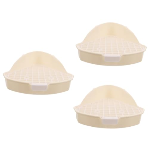 BESPORTBLE 3St Haustier Töpfchen Urinal-Töpfchen für Haustiere Haustierstreubecken Ecktöpfchen für Kleintiere Hohe Kapazität Hase Mülleimer Meerschweinchen Plastik Weiß BESPORTBLE 3St Haustier Töpfchen Urinal-Töpfchen für Haustiere Haustierstreubecken Ecktöpfchen für Kleintiere Hohe Kapazität Hase Mülleimer Meerschweinchen Plastik Weiß von BESPORTBLE