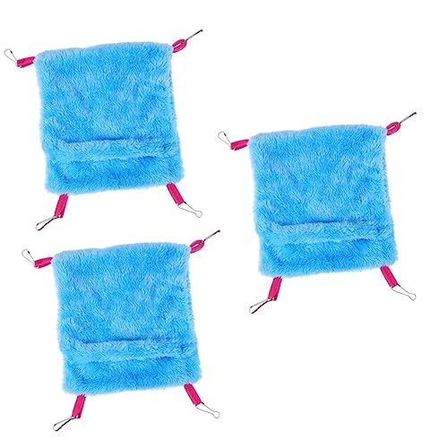BESPORTBLE 3stücke Warm Pet Sleeping Bag Für Kleine Tiere Hängematte Für Vögel Parrots Und Nager Kuscheliger Schlafsack Für Gemütliche Ruheplätze von BESPORTBLE