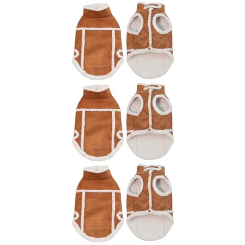 BESPORTBLE 3St Hund warmes Tuch Fleece-Hundejacke Teetasse Hundekleidung braune Jacke schwarzer Mantel Warmer Hunde-Hoodie hundemantel Dog Raincoat Haustier Hund Mantel Haustierjacke Brown BESPORTBLE 3St Hund warmes Tuch Fleece-Hundejacke Teetasse Hundekleidung braune Jacke schwarzer Mantel Warmer Hunde-Hoodie hundemantel Dog Raincoat Haustier Hund Mantel Haustierjacke Brown von BESPORTBLE
