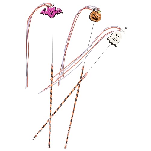 BESPORTBLE 3stücke Katzenangel Für Katzen Attraktive Neck-hänge Lustiges Neck-Spielzeug Kätzchen-Angel Interaktive Neck-stäbe Neck-hänge Kätzchen-Neck-Spielzeug Neck-schaukeln Für von BESPORTBLE