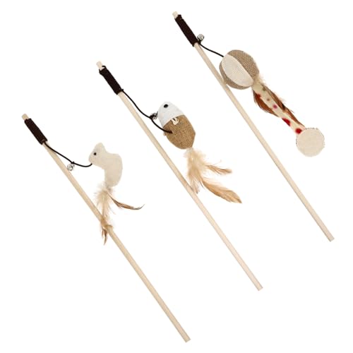 BESPORTBLE Katzenspielzeug 3-teiliges Interaktives Katzenspielzeug-Set Glocke Zum Bonding BESPORTBLE Katzenspielzeug 3-teiliges Interaktives Katzenspielzeug-Set Glocke Zum Bonding von BESPORTBLE