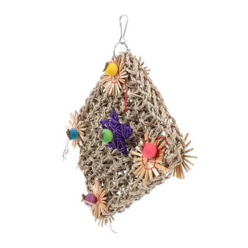 BESPORTBLE 3St Kletternetz Spielzeug Haustier hängendes Netz Papageien-Seegrasmatte Vogel Spielplatz Papageien Kletterseil Papageien-Hängenetz Zubehör für Vogelkäfige Wasserpflanzen Brown BESPORTBLE 3St Kletternetz Spielzeug Haustier hängendes Netz Papageien-Seegrasmatte Vogel Spielplatz Papageien Kletterseil Papageien-Hängenetz Zubehör für Vogelkäfige Wasserpflanzen Brown von BESPORTBLE