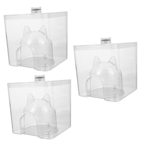 BESPORTBLE 3St Kühlnest für Hamster Hamster-Kühlnest Transparentes Hamsterhaus Hamsterversteck Hamsterhaus mit Eisfach Kühles Haustierhaus Eiswürfel Sommer kühles Igelhaus Acryl BESPORTBLE 3St Kühlnest für Hamster Hamster-Kühlnest Transparentes Hamsterhaus Hamsterversteck Hamsterhaus mit Eisfach Kühles Haustierhaus Eiswürfel Sommer kühles Igelhaus Acryl von BESPORTBLE