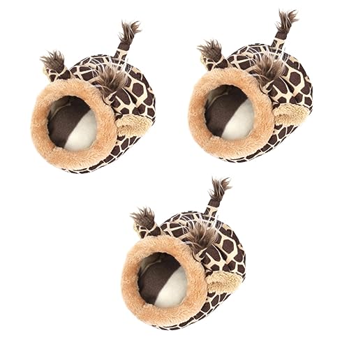 BESPORTBLE 3St Mäuse warme Matte Hamster warmes Nest Kleintierhaus Hamsterbett Versteckkäfig für Hamster Hamsterkäfig Tierbett für Hamster Tierbett für Auto Haustier warmes Haustierbett von BESPORTBLE