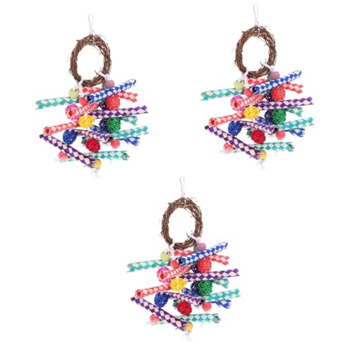 BESPORTBLE 3St Papagei Kauspielzeug papageienspielzeug vogelspielzeug nymphensittich Hamsterspielzeug Weinkugeln für Vögel Spielzeuge Spielset aus Holz Kauspielzeug für Vögel hölzern Karton BESPORTBLE 3St Papagei Kauspielzeug papageienspielzeug vogelspielzeug nymphensittich Hamsterspielzeug Weinkugeln für Vögel Spielzeuge Spielset aus Holz Kauspielzeug für Vögel hölzern Karton von BESPORTBLE