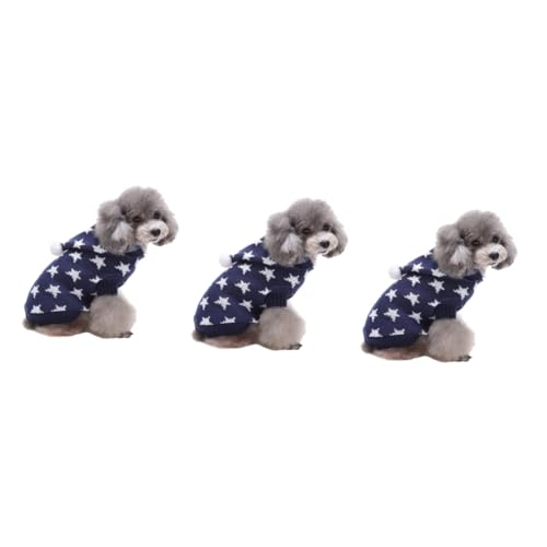 BESPORTBLE 3St Partykleidung für Haustiere Welpenjacke Winterkleidung für Hunde Weihnachtswelpenkleidung kleine hundekleidung hundepullover hundepulli Haustier-Partykostü Haustierkleidung von BESPORTBLE