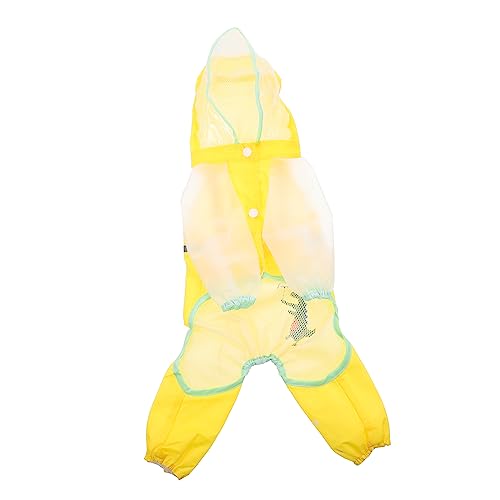BESPORTBLE 3St Regenmantel für Haustiere Welpen äntel Hunderegenmantel Regenjacken für Hunde Regenmantel Hunde wasserdichte Hundekleidung Wasserdichter Hundemantel Polyester-TAFT Yellow von BESPORTBLE