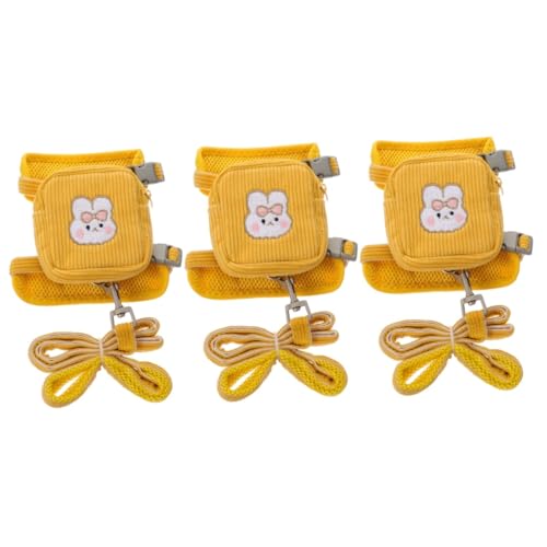 BESPORTBLE 3stücke Hunderucksack Mit Geschirr Und Leine Outdoor-hundetransport Für Welpen Praktischer Rucksack Für Hunde Für Reisen Und Outdoor-aktivitäten von BESPORTBLE