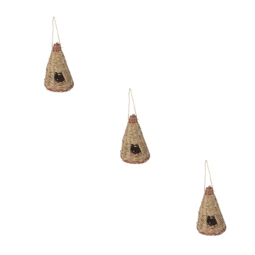 BESPORTBLE 3 Stücke Papagei Nistplatz Gras Lebensechte Vogel Für Außerhalb Natürliche Vogel BESPORTBLE 3 Stücke Papagei Nistplatz Gras Lebensechte Vogel Für Außerhalb Natürliche Vogel von BESPORTBLE