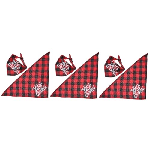BESPORTBLE 3St Weihnachtslätzchen hundeschal Weihnachtsdekoration für den Hals eines Haustiers hundeschal Weihnachten Weihnachts-Hundeschal Haustier-Bandana Bandana-Kragen für Welpen BESPORTBLE 3St Weihnachtslätzchen hundeschal Weihnachtsdekoration für den Hals eines Haustiers hundeschal Weihnachten Weihnachts-Hundeschal Haustier-Bandana Bandana-Kragen für Welpen von BESPORTBLE