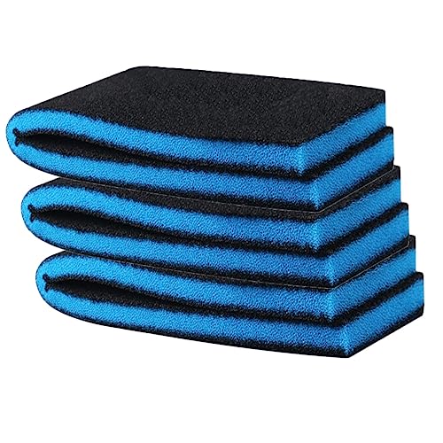 BESPORTBLE Pad 3pcs Schwarz Biochemischen Schwamm Aquarium Tanks Media Fisch Tank Schwamm Für Süßwasser von BESPORTBLE