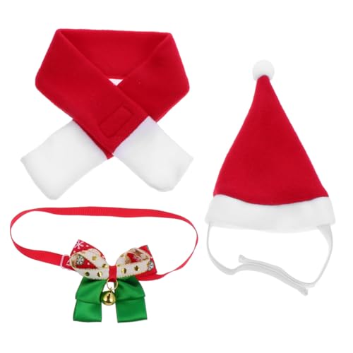 BESPORTBLE 3stücke Weihnachtshalsband Für Haustiere Hundehalsband Hundeschal Weihnachten Haustiermütze Einstellbar Warm Sanft Strapazierfähig Waschbar BESPORTBLE 3stücke Weihnachtshalsband Für Haustiere Hundehalsband Hundeschal Weihnachten Haustiermütze Einstellbar Warm Sanft Strapazierfähig Waschbar von BESPORTBLE