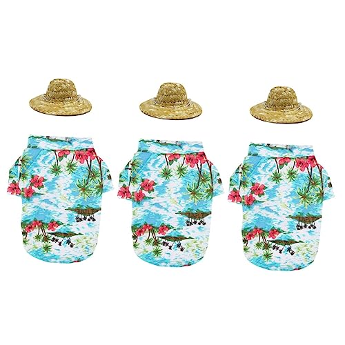 BESPORTBLE 3er-Set Haustier Sommer Haustier Hawaiihemd Hawaiianische Hundehemden Hawaiihemd Für Hunde Haustierkleidung Sommer-Hund-Stoff-Shirt Welpen-Outfits Hundeshirts Mittel Hunde-t-Shirt BESPORTBLE 3er-Set Haustier Sommer Haustier Hawaiihemd Hawaiianische Hundehemden Hawaiihemd Für Hunde Haustierkleidung Sommer-Hund-Stoff-Shirt Welpen-Outfits Hundeshirts Mittel Hunde-t-Shirt von BESPORTBLE