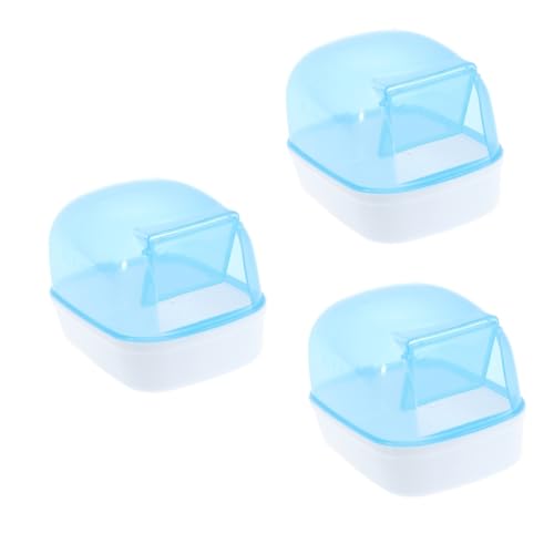 BESPORTBLE 3st Badebecken Für Hamster Hamstersandbad Hamsterhaus Sandkasten Für Hamster Gerbil Sandbad Schale Hamsterbadesand Hamster Toilette Badewanne Kleine Tiere Staubfreies Sandbad Blue BESPORTBLE 3st Badebecken Für Hamster Hamstersandbad Hamsterhaus Sandkasten Für Hamster Gerbil Sandbad Schale Hamsterbadesand Hamster Toilette Badewanne Kleine Tiere Staubfreies Sandbad Blue von BESPORTBLE