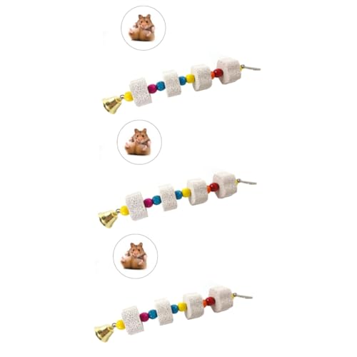 BESPORTBLE 3stücke Hamster Kauspielzeug Aus Mineralien Für Nager Papageien Und Chinchillas Fördert Das Zähneknirschen Mit Glocke Und Sicher Für Haustiere BESPORTBLE 3stücke Hamster Kauspielzeug Aus Mineralien Für Nager Papageien Und Chinchillas Fördert Das Zähneknirschen Mit Glocke Und Sicher Für Haustiere von BESPORTBLE