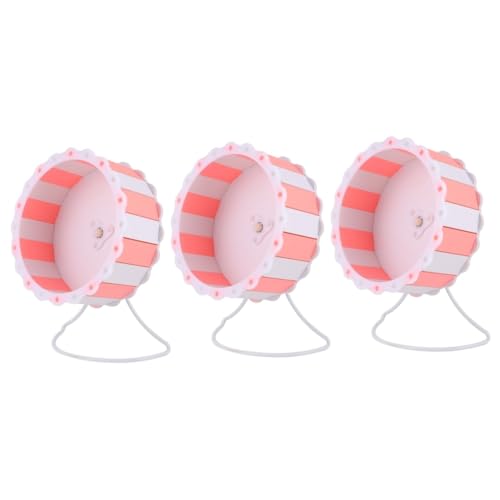 BESPORTBLE 3St Hamster Halterung Laufrad Leises Laufrad für Haustiere stilles Rad für Haustiere Hamster Spielzeug hamsterspielzeug Spielzeuge Hamster Laufrad Übungsspielzeug für Haustiere WPC von BESPORTBLE
