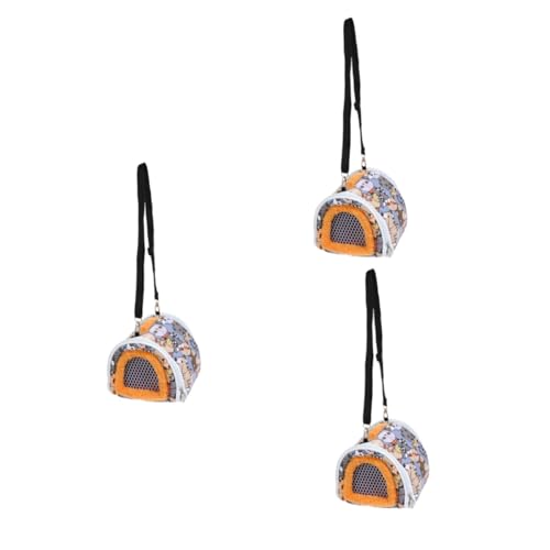 BESPORTBLE 3-teilige Tragbare Hamster-Tragetasche Rucksack Für Haustierausflüge Netzseite Bequem Für Ausflüge Im Freien Leicht Zu Tragen von BESPORTBLE
