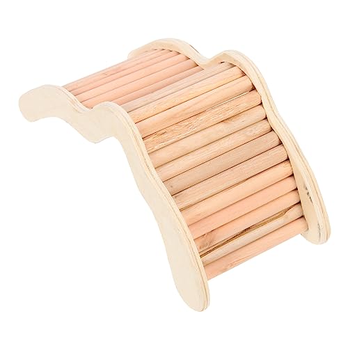 BESPORTBLE Tier Srickleiter 3st Hamsterbrücke Aus Holz Rattenleiter Haustier-Hamster-Spielzeug Holziges Spielzeug Vögel Spielzeug Tierisches Spielzeug Tiergehege Chinchilla-Leiter Kauspielzeug Buche von BESPORTBLE