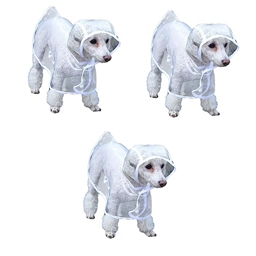 BESPORTBLE 3st Haustier Hund Regenmantel Großer Hunderegenmantel Kleiner Hund Regenmantel Kleiner Hunderegenmantel Durchsichtiger Regenponcho wasserdichte Regenjacke Welpe Hundebett Weiß BESPORTBLE 3st Haustier Hund Regenmantel Großer Hunderegenmantel Kleiner Hund Regenmantel Kleiner Hunderegenmantel Durchsichtiger Regenponcho wasserdichte Regenjacke Welpe Hundebett Weiß von BESPORTBLE