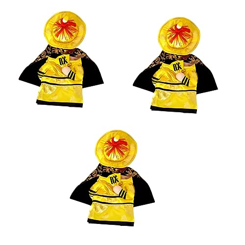 BESPORTBLE 3st Haustierkleidung Partykleidung Für Haustiere Kleine Hundekleidung Piratenhundekleidung Hundekostüme Polyester-hundekleidung Hundekleidung Einfach Anzuziehen Yellow BESPORTBLE 3st Haustierkleidung Partykleidung Für Haustiere Kleine Hundekleidung Piratenhundekleidung Hundekostüme Polyester-hundekleidung Hundekleidung Einfach Anzuziehen Yellow von BESPORTBLE