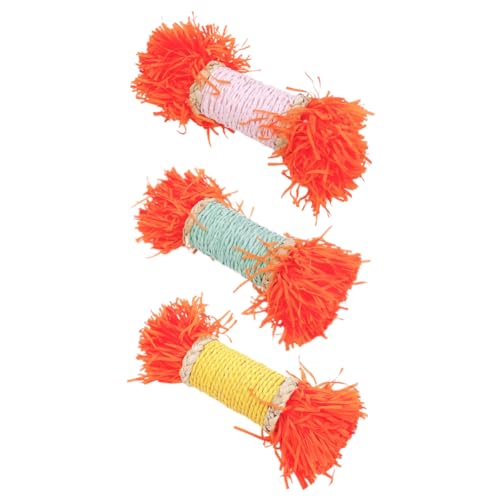 BESPORTBLE 3stücke Kreative Papierrohr-kauspielzeuge Für Kleine Haustiere Zahnpflege Für Hamster Kaninchen Und Chinchillas Langlebig Und Unterhaltsam von BESPORTBLE