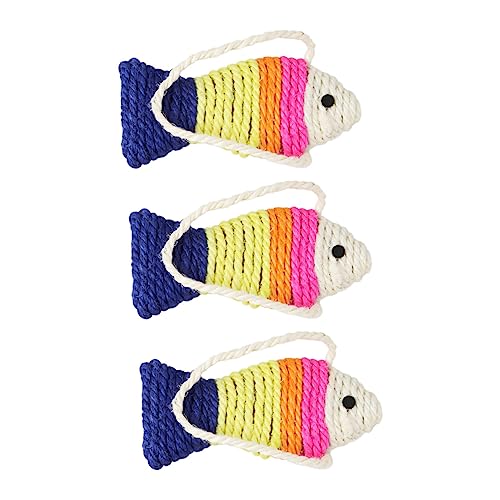 BESPORTBLE 3st Katzenspielzeug Linderung Der Langeweile Bei Katzen Kratzbrett Tierspielzeug Kätzchen Kauspielzeug Zahnen Kätzchen Beißspielzeug Spielzeug in Fischform Kätzchen Spielzeug Sisal BESPORTBLE 3st Katzenspielzeug Linderung Der Langeweile Bei Katzen Kratzbrett Tierspielzeug Kätzchen Kauspielzeug Zahnen Kätzchen Beißspielzeug Spielzeug in Fischform Kätzchen Spielzeug Sisal von BESPORTBLE