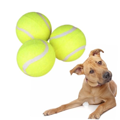 BESPORTBLE Kauspielzeug Für Hunde 3er-Pack Riesiges Tennis-haustierspielzeug Für Hunde Hundetrainingszubehör BESPORTBLE Kauspielzeug Für Hunde 3er-Pack Riesiges Tennis-haustierspielzeug Für Hunde Hundetrainingszubehör von BESPORTBLE