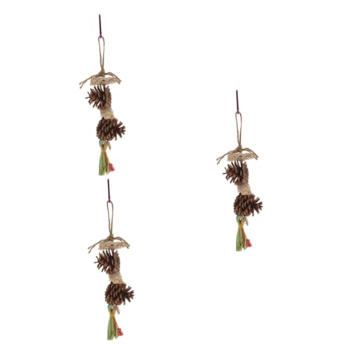 BESPORTBLE 3st Kauspielzeug Für Vögel Vogel- Großes Vogelspielzeug Papageienkäfig Vogelspielzeug Vogelkäfig Spielzeug Praktisches Vogelspielzeug Papageienspielzeug Kauen Kiefernzapfen BESPORTBLE 3st Kauspielzeug Für Vögel Vogel- Großes Vogelspielzeug Papageienkäfig Vogelspielzeug Vogelkäfig Spielzeug Praktisches Vogelspielzeug Papageienspielzeug Kauen Kiefernzapfen von BESPORTBLE