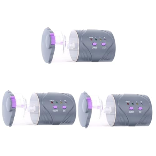 BESPORTBLE 3 Stücke Urlaubs-Timer-futterspender Für Aquarium Automatischer Fischfutterspender 12/24-stunden-timer 2 Fütterungspläne Aquarium Tank Food Dispenser von BESPORTBLE