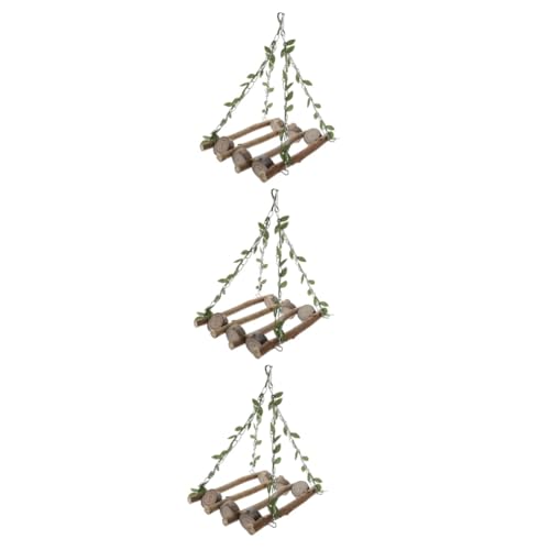 BESPORTBLE 3stücke Vogelspielzeug Für Papageien Hängende Holzschaukel Für Käfige Für Kleine Und Mittelgroße Vögel Fördert Bewegung Spiel Und Ruhe Langlebig BESPORTBLE 3stücke Vogelspielzeug Für Papageien Hängende Holzschaukel Für Käfige Für Kleine Und Mittelgroße Vögel Fördert Bewegung Spiel Und Ruhe Langlebig von BESPORTBLE