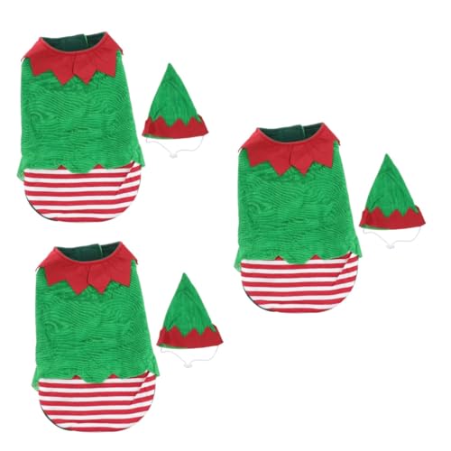 BESPORTBLE 3st Party-hundetuch Weihnachts-hundepullover Weihnachtsoutfit Für Hunde Weihnachtswelpe Haustier-partykostü Hund Weihnachten Welpenkleidung Pullover Für Weihnachtshunde Green BESPORTBLE 3st Party-hundetuch Weihnachts-hundepullover Weihnachtsoutfit Für Hunde Weihnachtswelpe Haustier-partykostü Hund Weihnachten Welpenkleidung Pullover Für Weihnachtshunde Green von BESPORTBLE