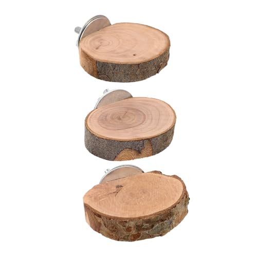BESPORTBLE 3stücke Vogelsitzstangenständer Holz Vogelkäfigzubehör Papageienleiterspielzeug Vogelleiter Hamsterleiter Spielplatz Für Kleintiere Hängeleiter Kletterleiter Für Sittiche von BESPORTBLE