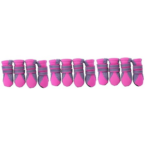 BESPORTBLE 3st Schuhe Für Hunde Hundeschuhe Stiefel Für Hunde Hundestiefel Haustierschuhe Rot BESPORTBLE 3st Schuhe Für Hunde Hundeschuhe Stiefel Für Hunde Hundestiefel Haustierschuhe Rot von BESPORTBLE