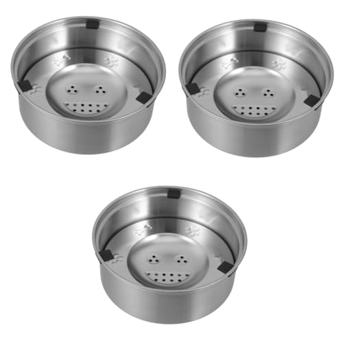BESPORTBLE 3st Wassernapf Für Hunde Wasserspender Für Hunde Hundenapf Hundenäpfe Slow Feeder Für Haustiere Futternapf Für Welpen Futternapf Für Katzen Hundewasser Silver Rostfreier Stahl BESPORTBLE 3st Wassernapf Für Hunde Wasserspender Für Hunde Hundenapf Hundenäpfe Slow Feeder Für Haustiere Futternapf Für Welpen Futternapf Für Katzen Hundewasser Silver Rostfreier Stahl von BESPORTBLE